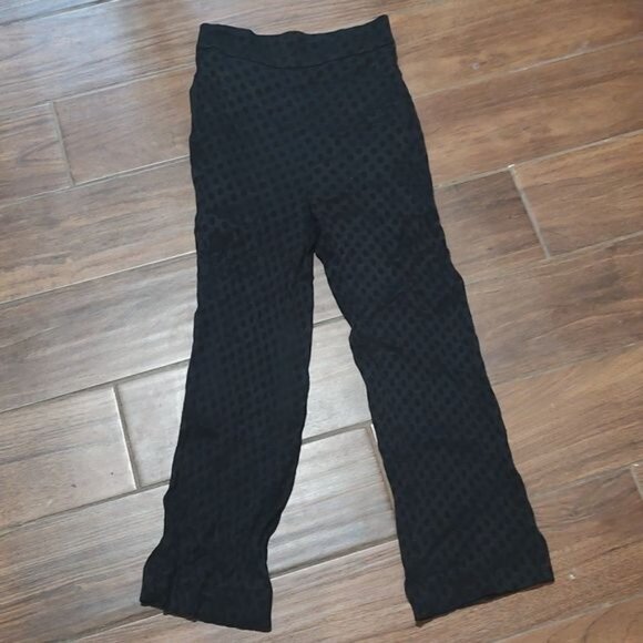 Madewell XXS black polka dot Capri trouser pants - Picture 4 of 5